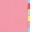 Picture of 10-Tab Pastel Board Index Punched